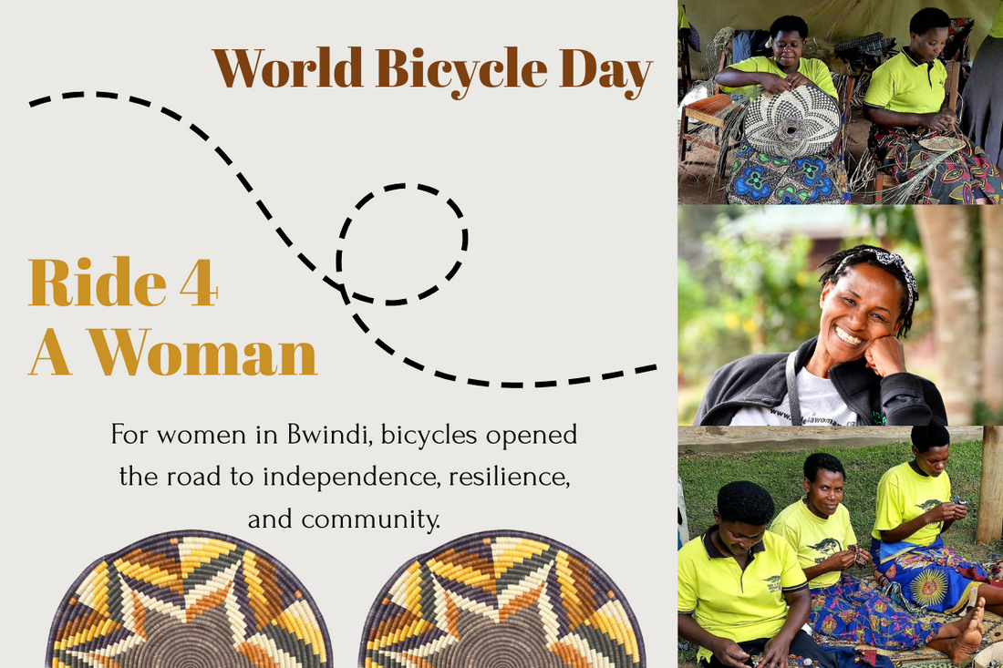Ride 4 A Woman - women weaving natural grass baskets and sewing cloth napkins