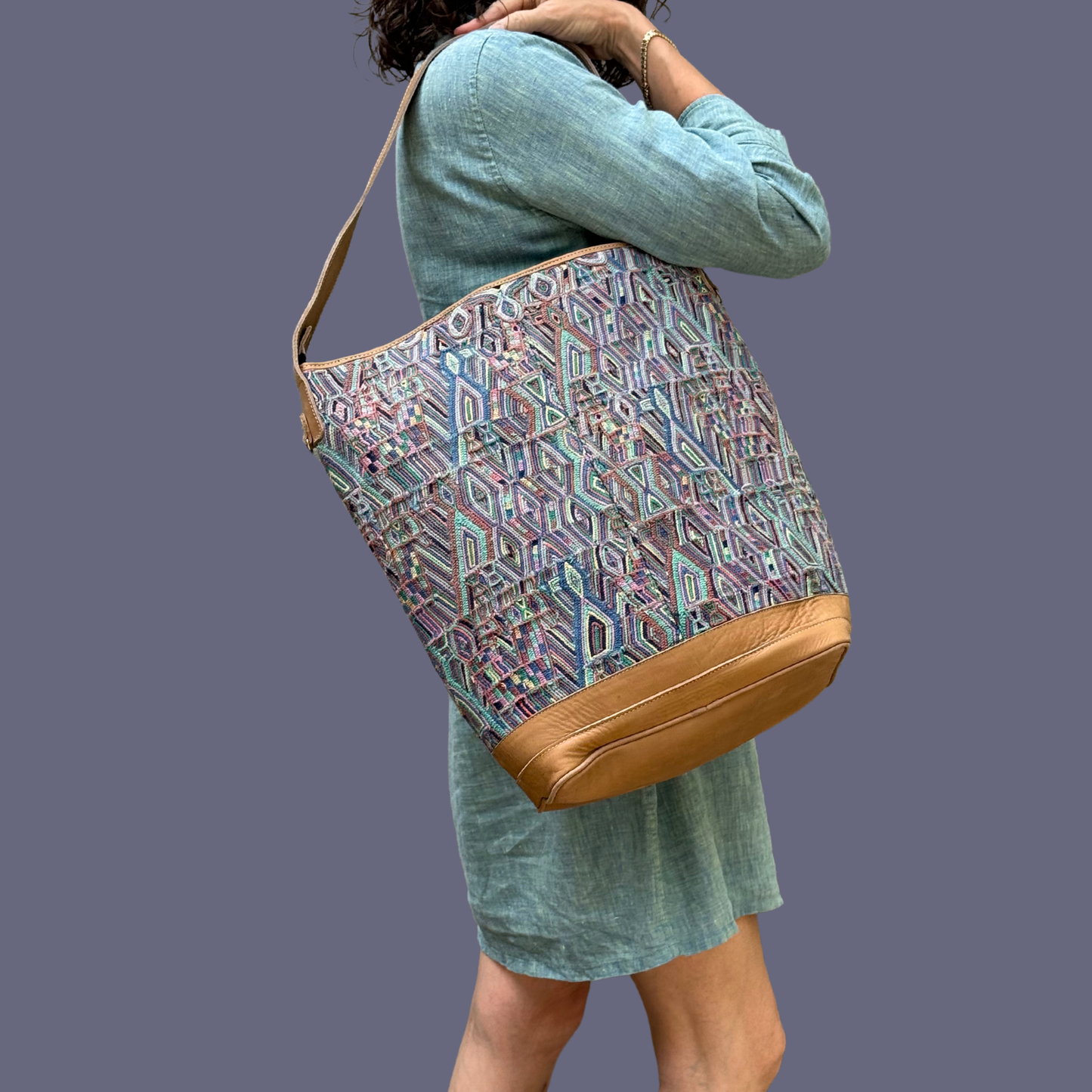 Huipil Bucket Bag