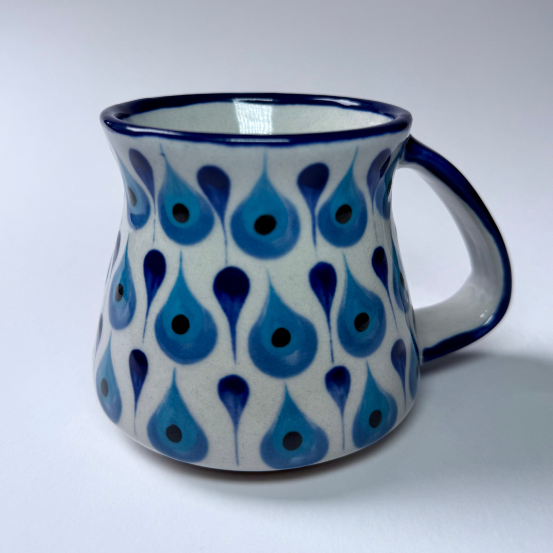Palopo Jarro Mug (Blue Blue White) - 14 oz