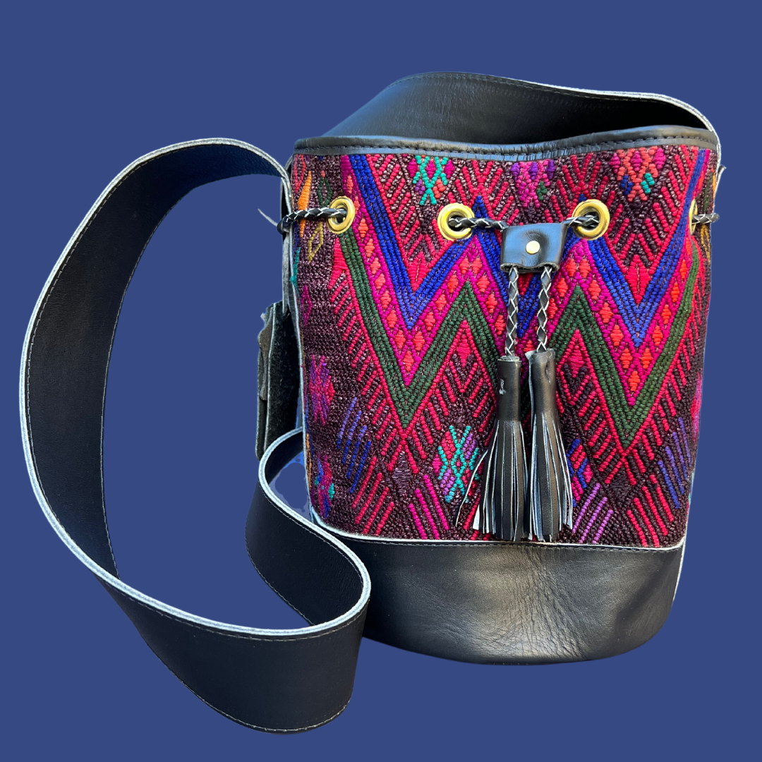 Small Huipil Bucket Bag
