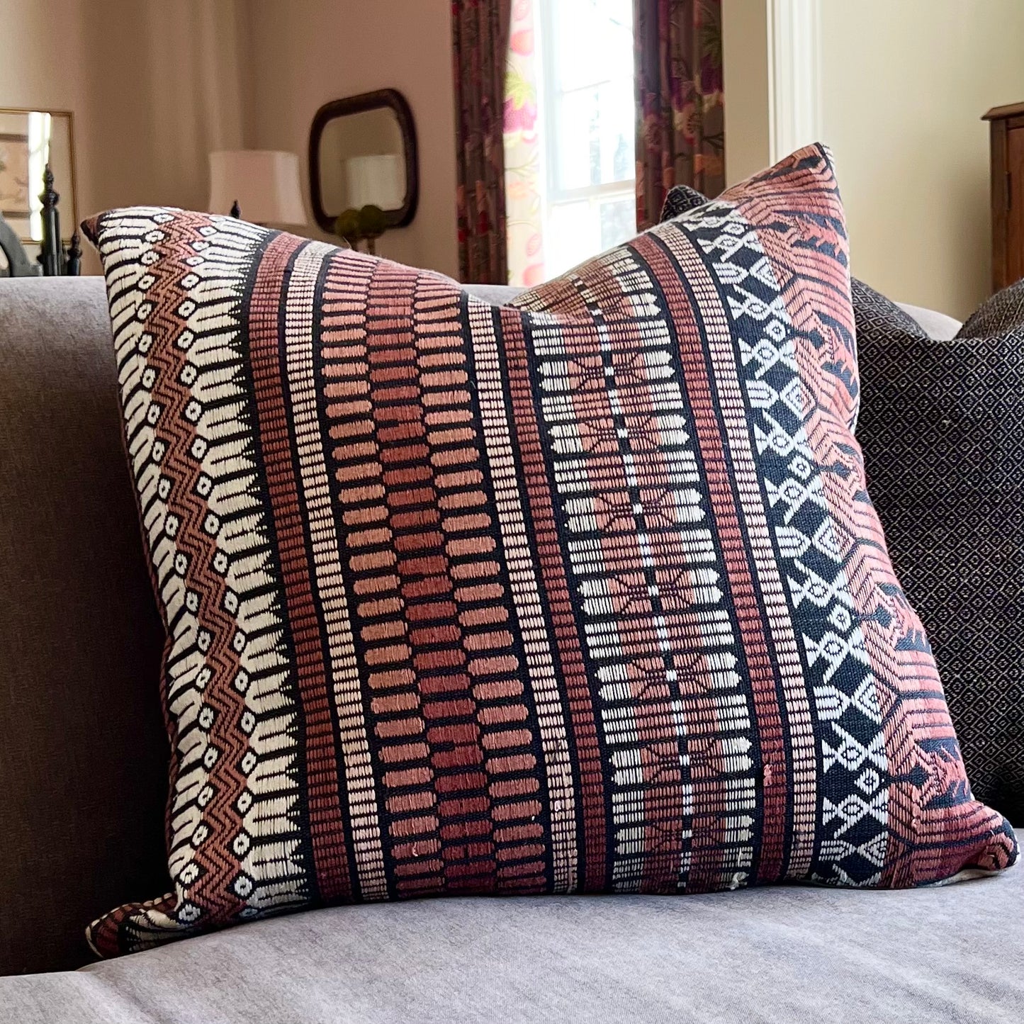 Handwoven Brocade Pillow
