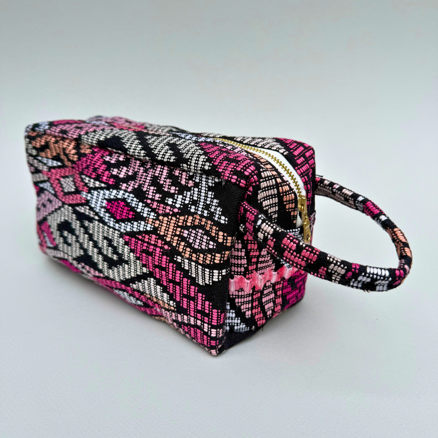 Handwoven (and Spill Proof) Cosmetic Travel Bag