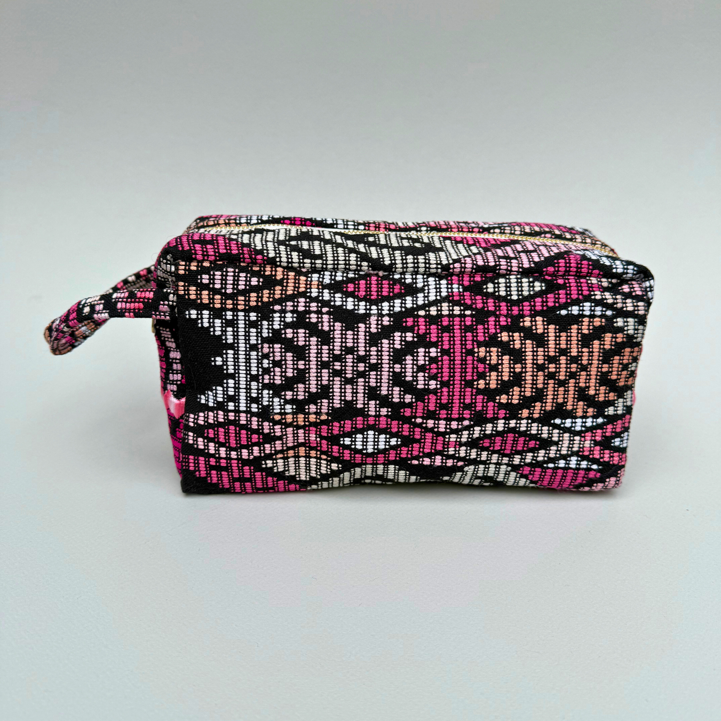 Handwoven (and Spill Proof) Cosmetic Travel Bag