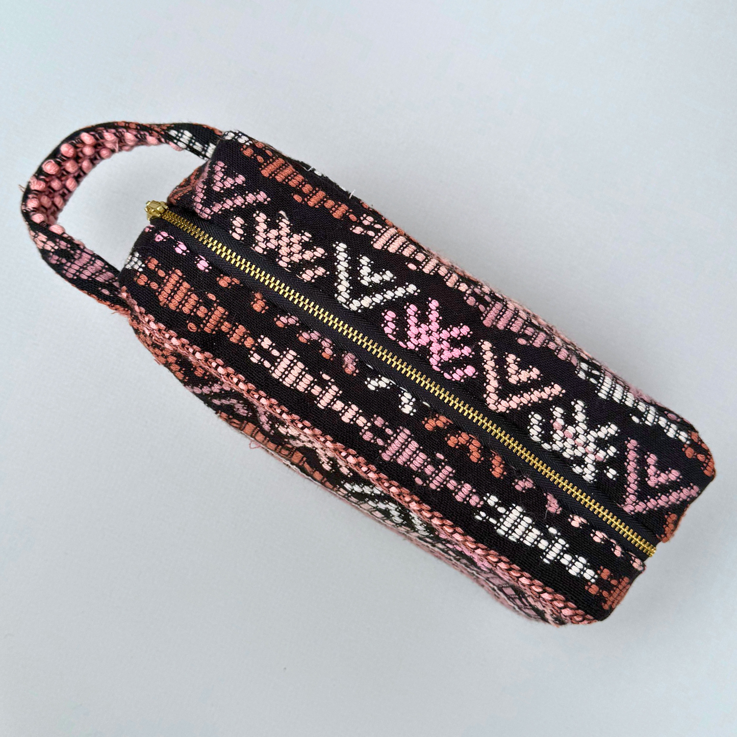 Handwoven (and Spill Proof) Cosmetic Travel Bag