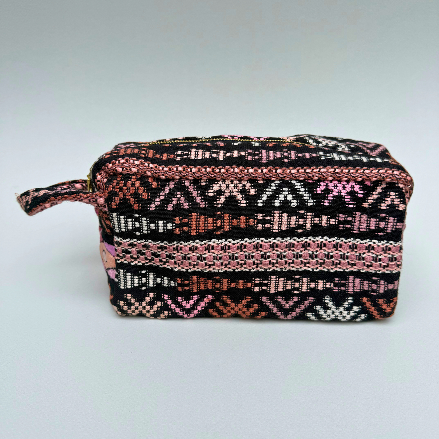 Handwoven (and Spill Proof) Cosmetic Travel Bag