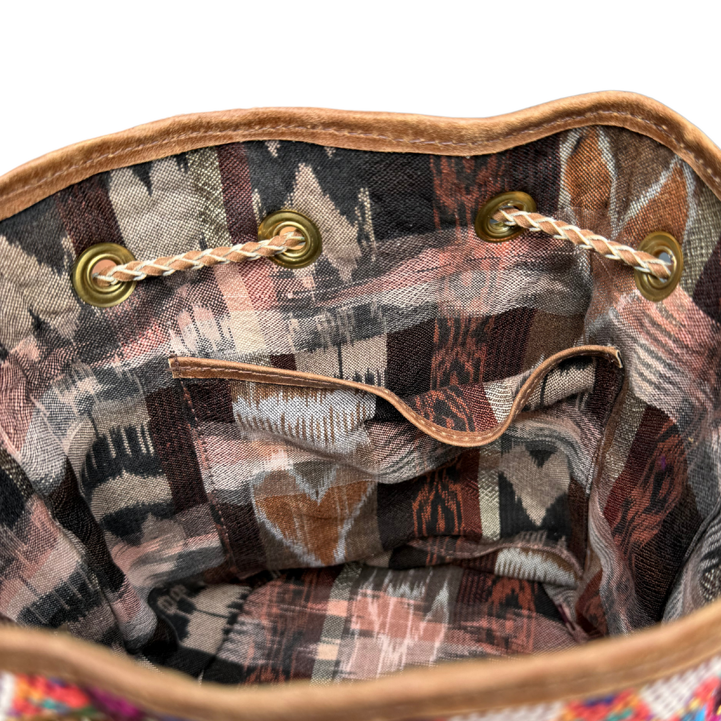 Small Huipil Bucket Bag
