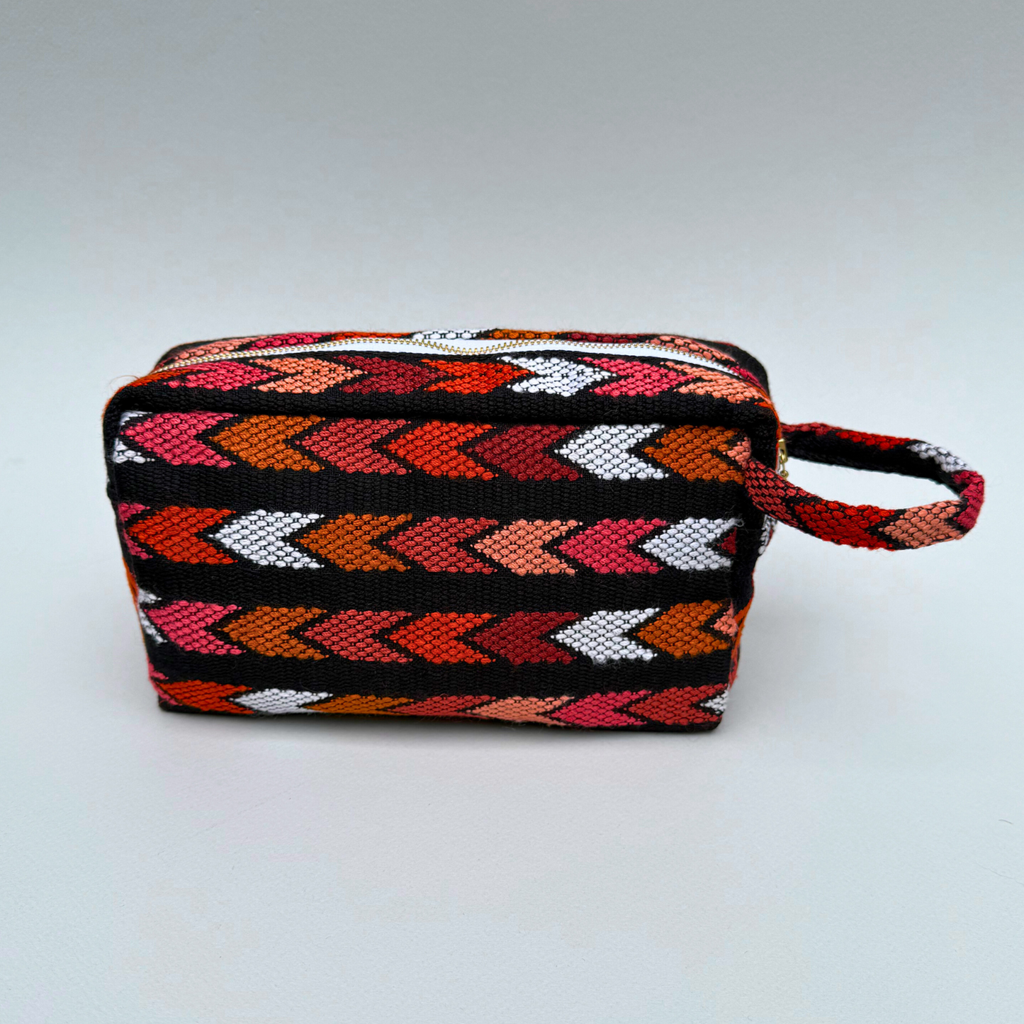 Handwoven (and Spill Proof) Cosmetic Travel Bag