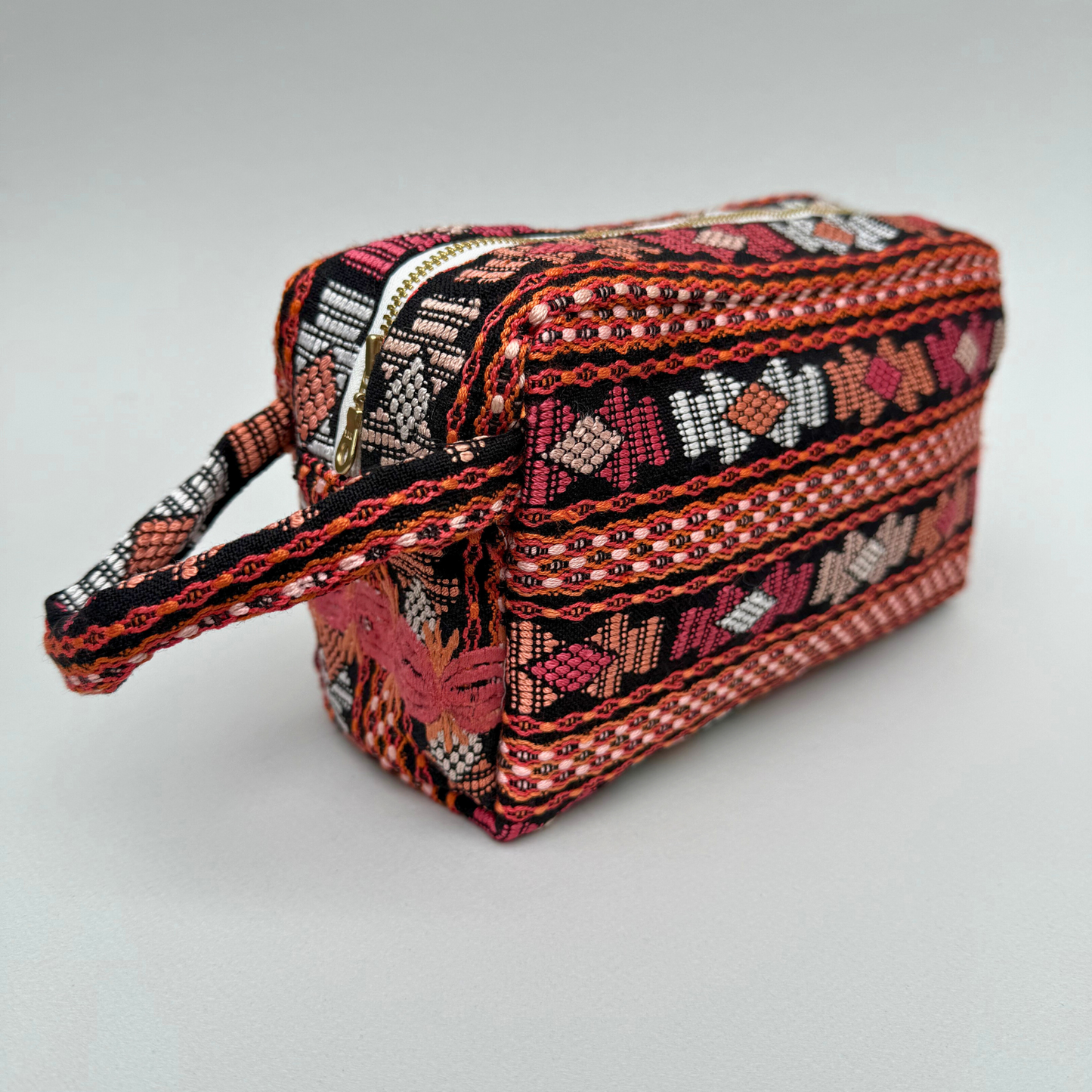 Handwoven (and Spill Proof) Cosmetic Travel Bag