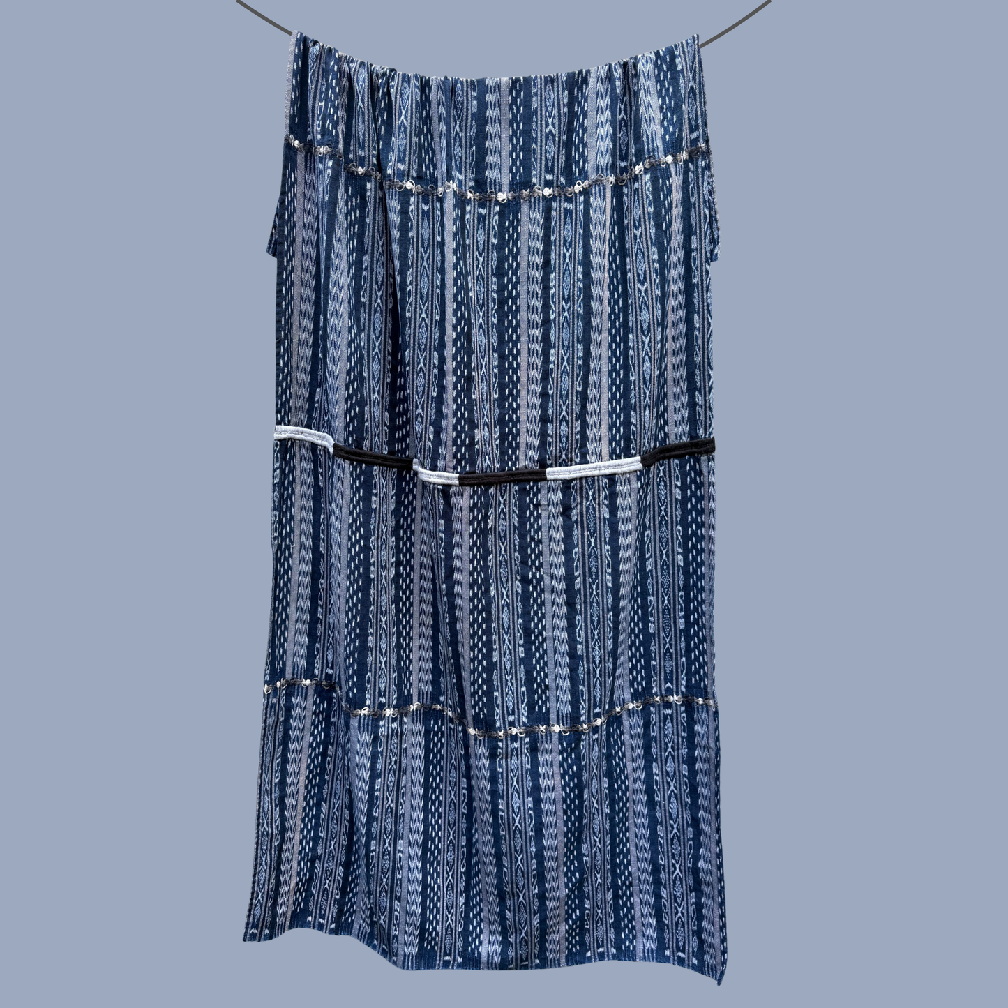 Indigo Cotton Corte Blanket