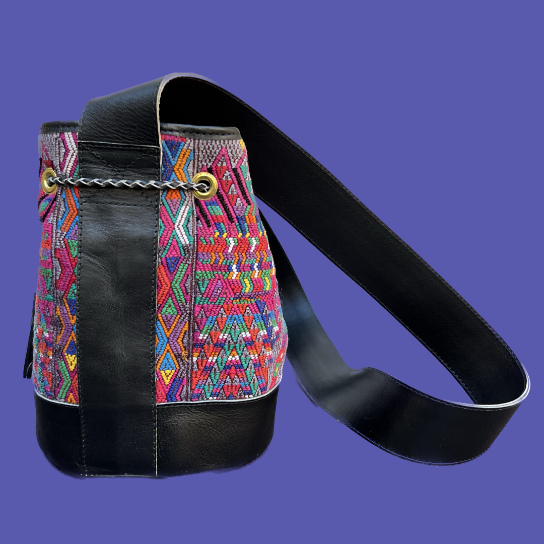 Small Huipil Bucket Bag