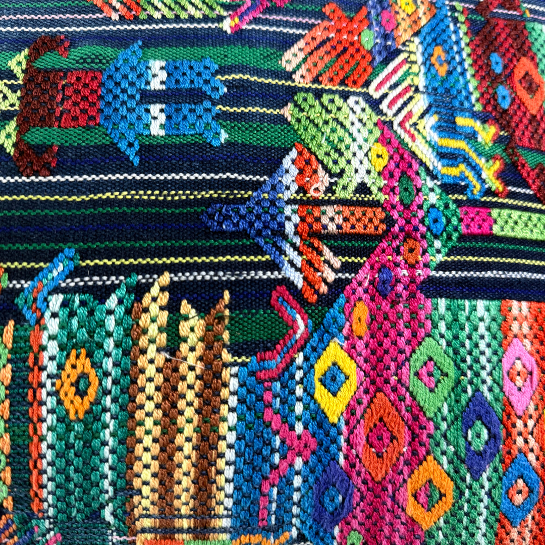 Huipil & Hemp Throw Pillow Cover