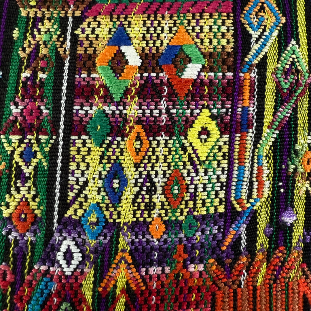 Huipil & Hemp Throw Pillow Cover