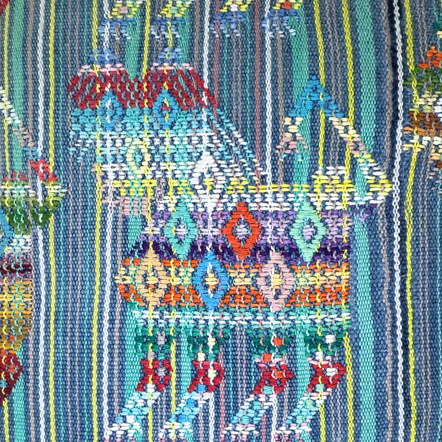 Huipil & Hemp Throw Pillow Cover