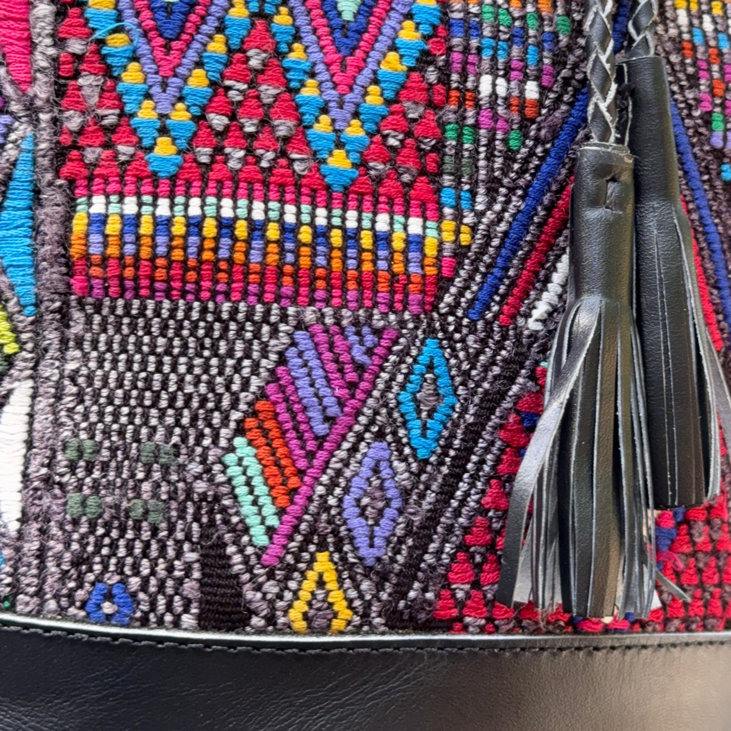 Small Huipil Bucket Bag
