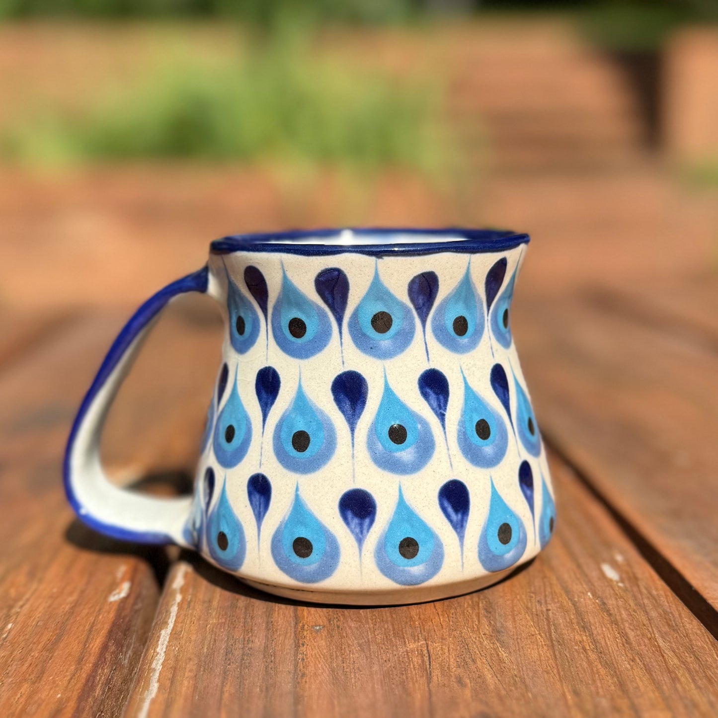 Palopo Jarro Mug (Blue Blue White) - 14 oz
