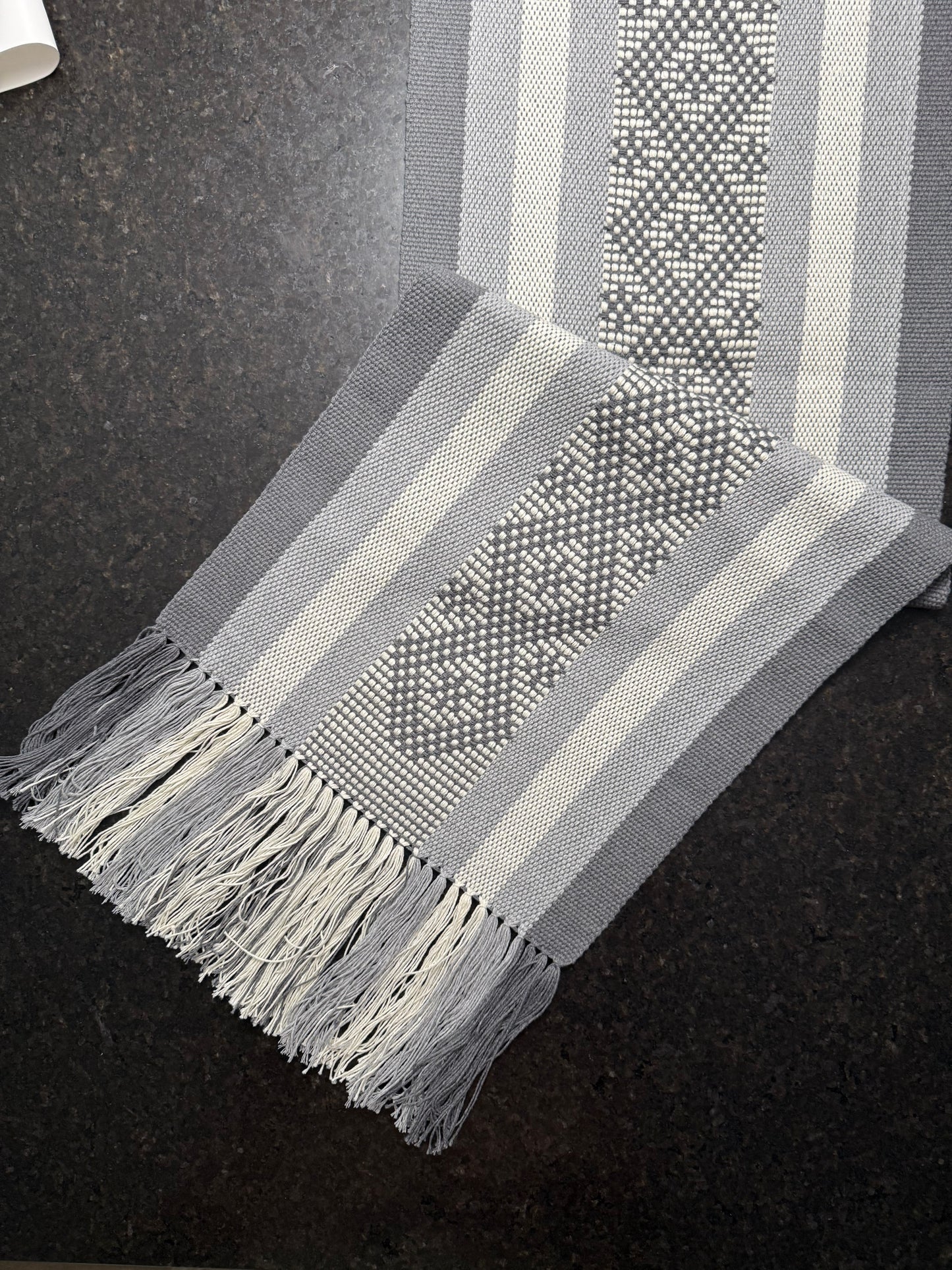 Handwoven Cotton Table Runner - Made in Oaxaca, Mexico