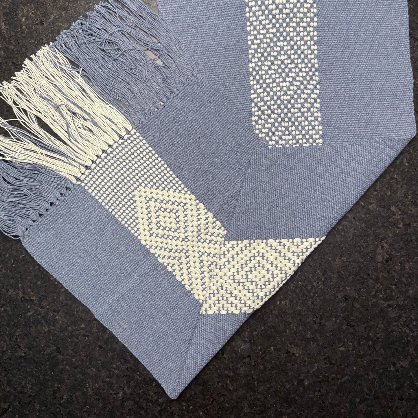 Handwoven Cotton Table Runner - Made in Oaxaca, Mexico