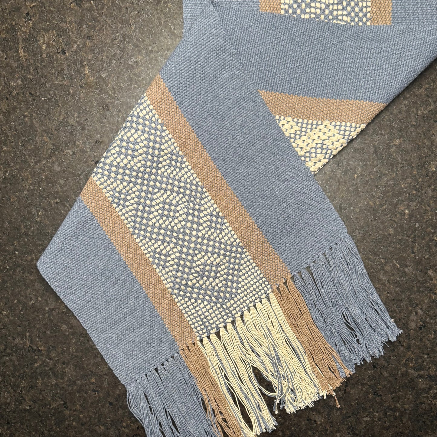 Handwoven Cotton Table Runner - Made in Oaxaca, Mexico