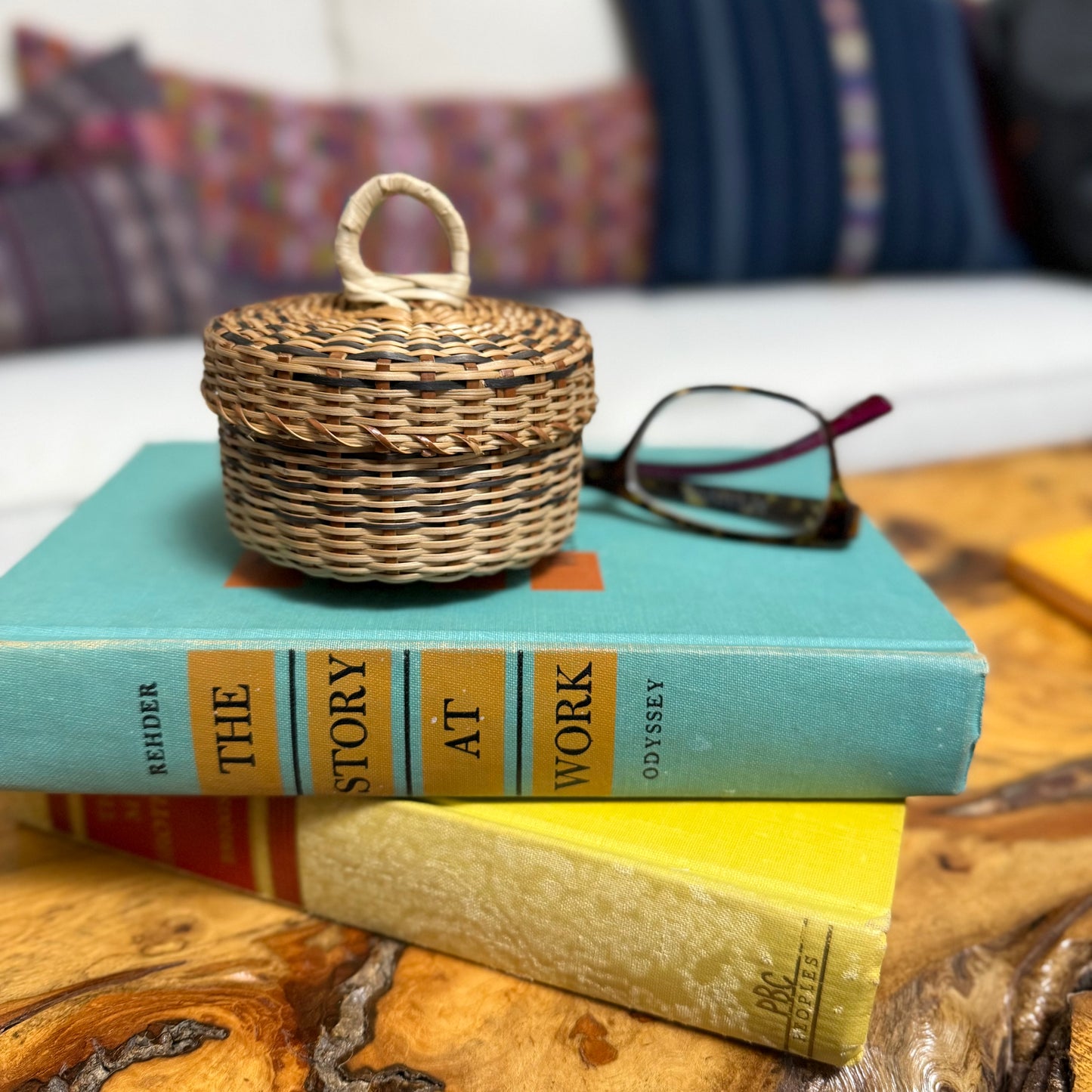 Mini Kalinago Basket with Lid
