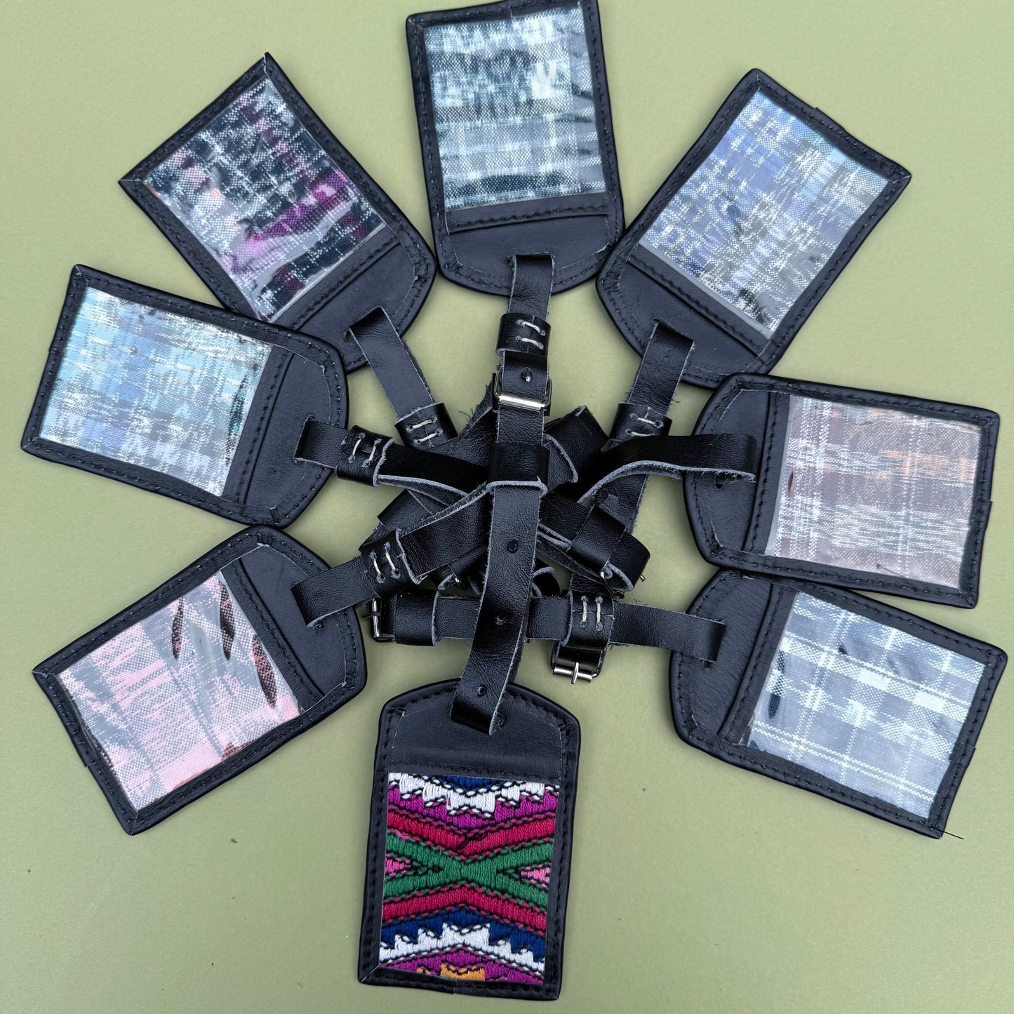 Colorful Huipil Luggage Tag