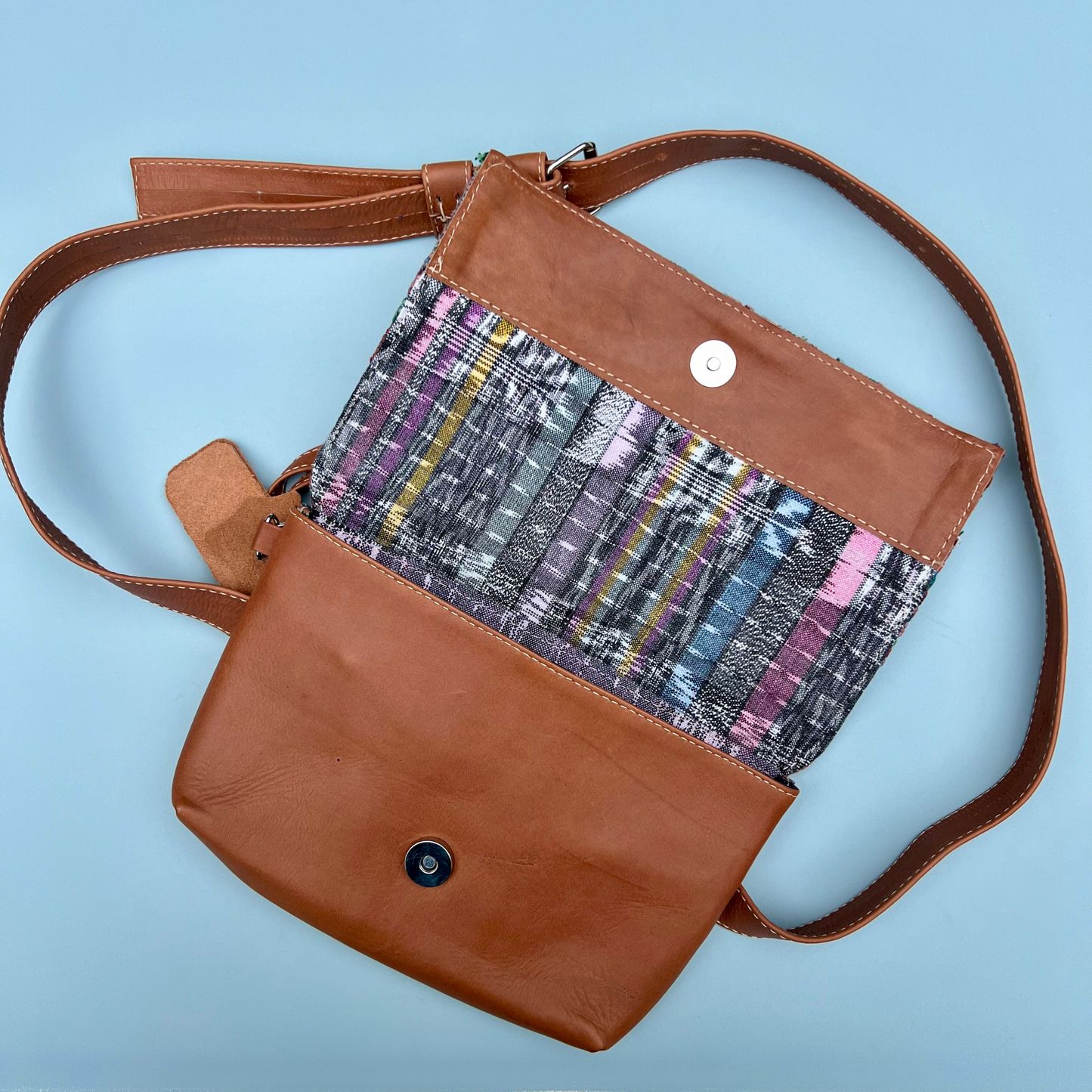 Inside - Handwoven Vintage Huipil Belt Bag