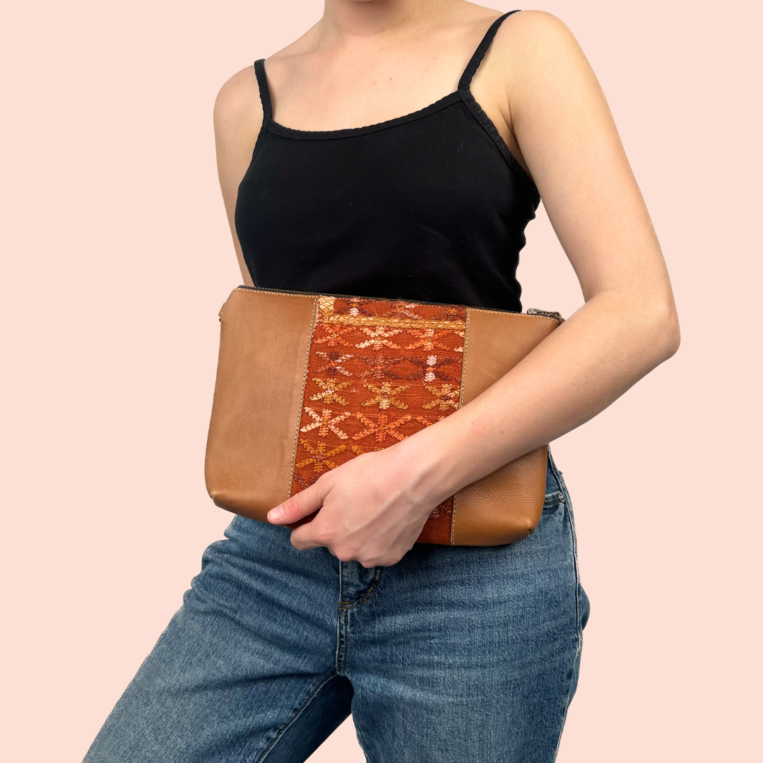 Huipil Crossbody Clutch