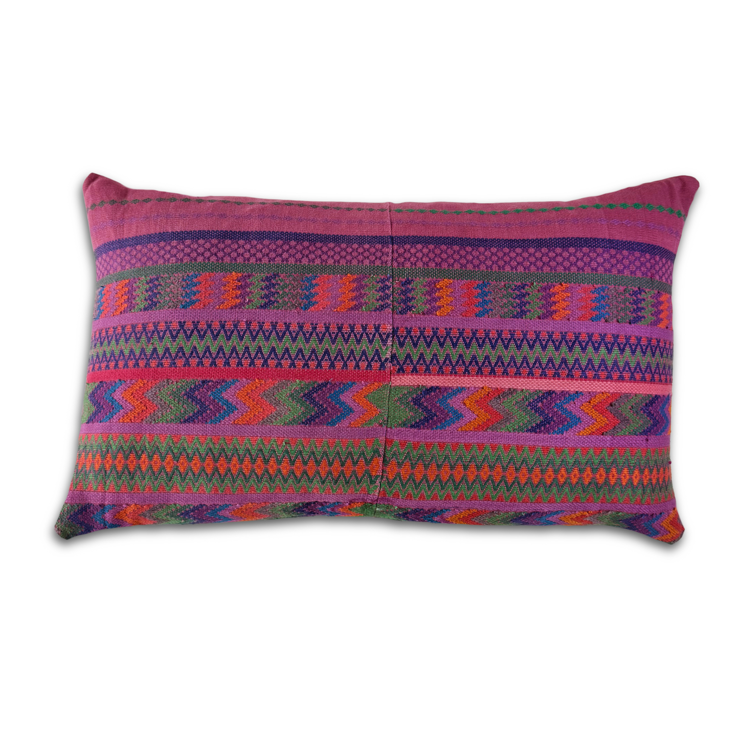 Huipil & Hemp Throw Pillow Cover