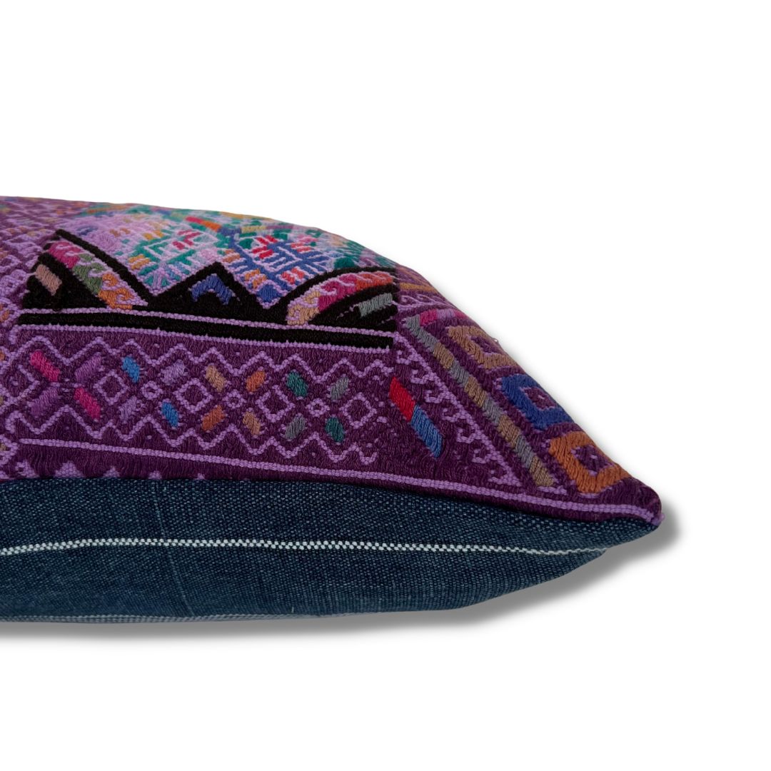 Huipil & Indigo Corte Pillow - Intertwined