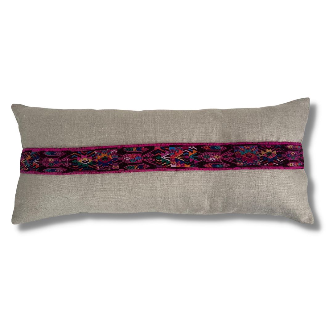 Faja & Hemp Pillow - Intertwined