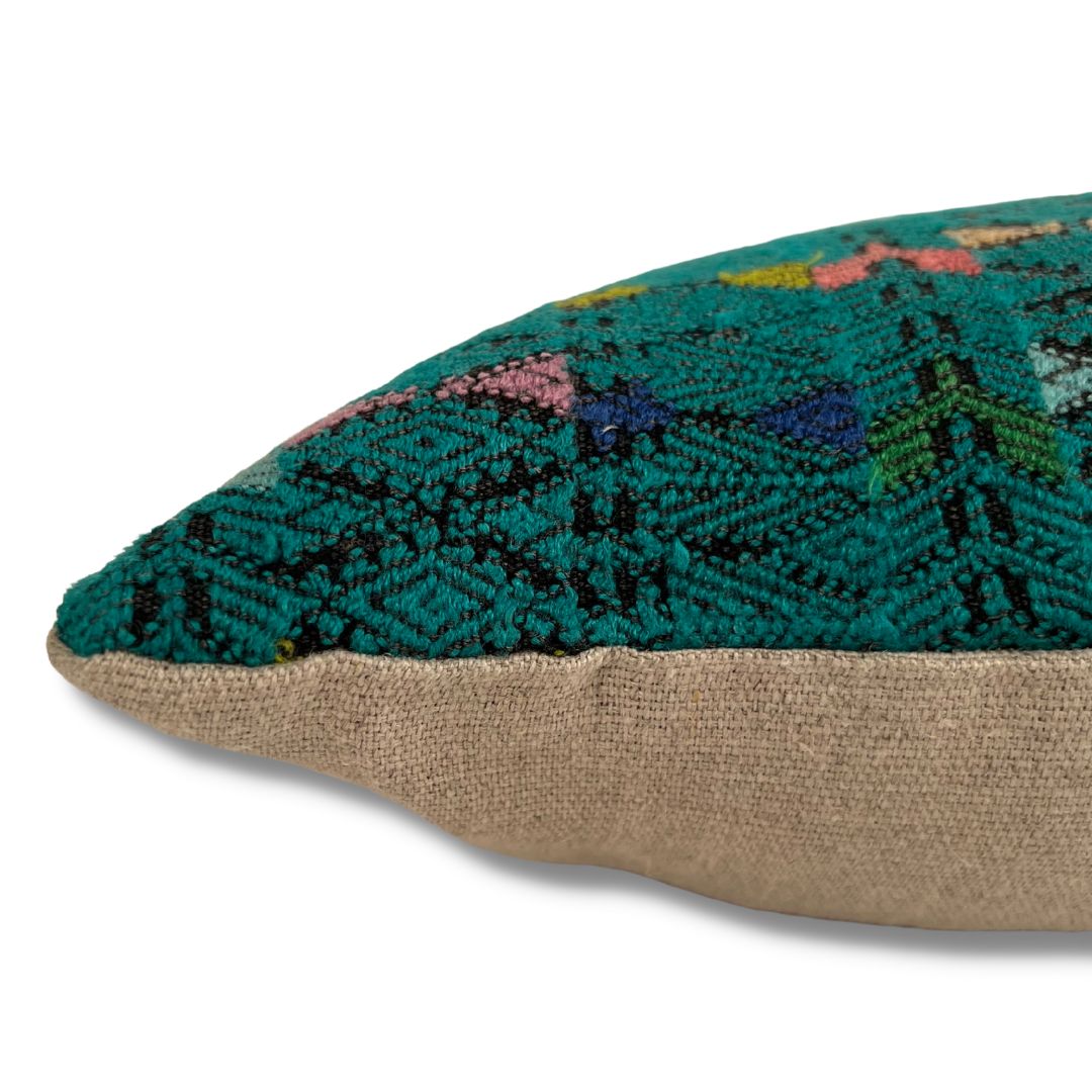 Huipil & Hemp Pilllow - Intertwined