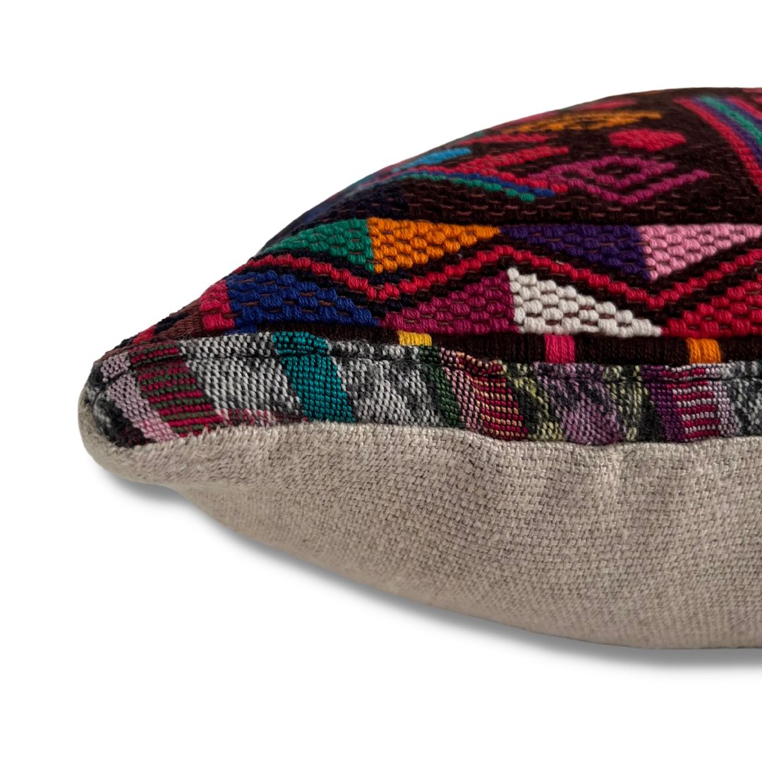 Huipil & Hemp Pilllow - Intertwined