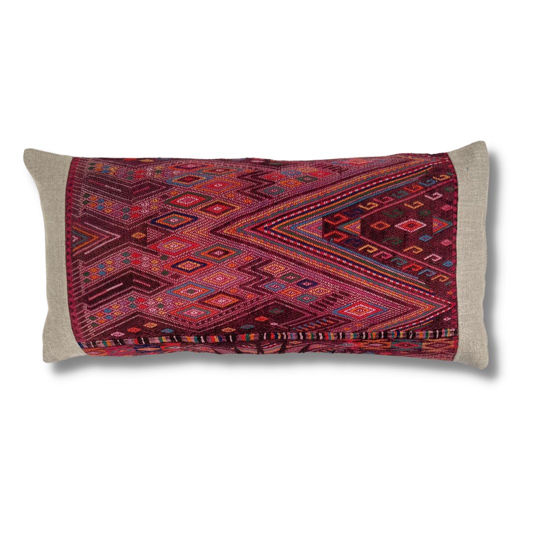 Huipil & Hemp Pilllow - Intertwined