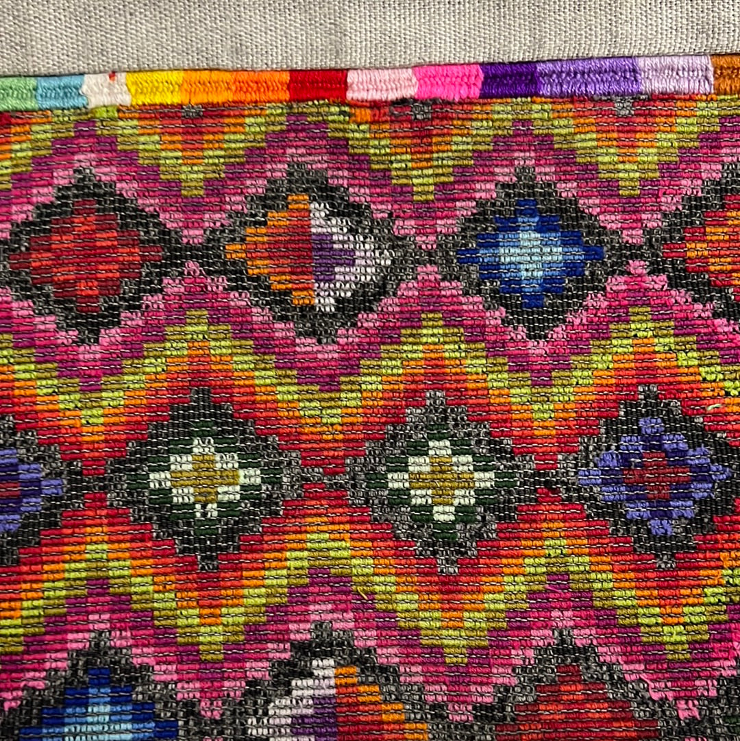 Huipil & Hemp Pillow - Intertwined
