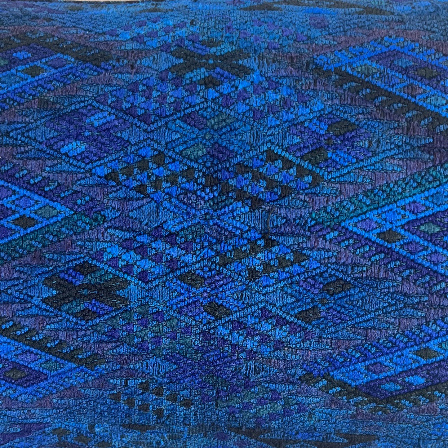 Huipil & Hemp Pillow - Intertwined