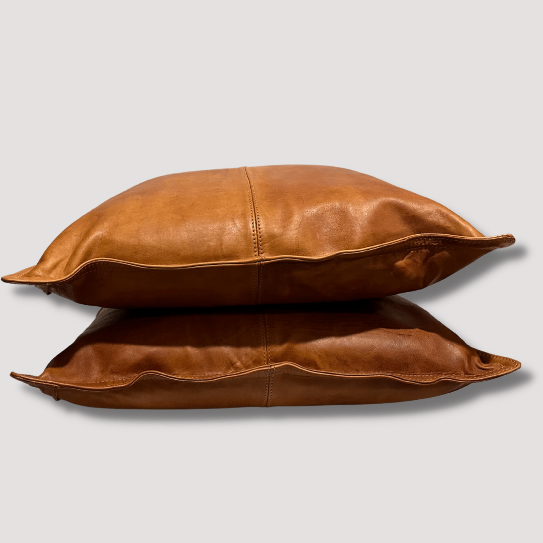 Leather Pillow Cover