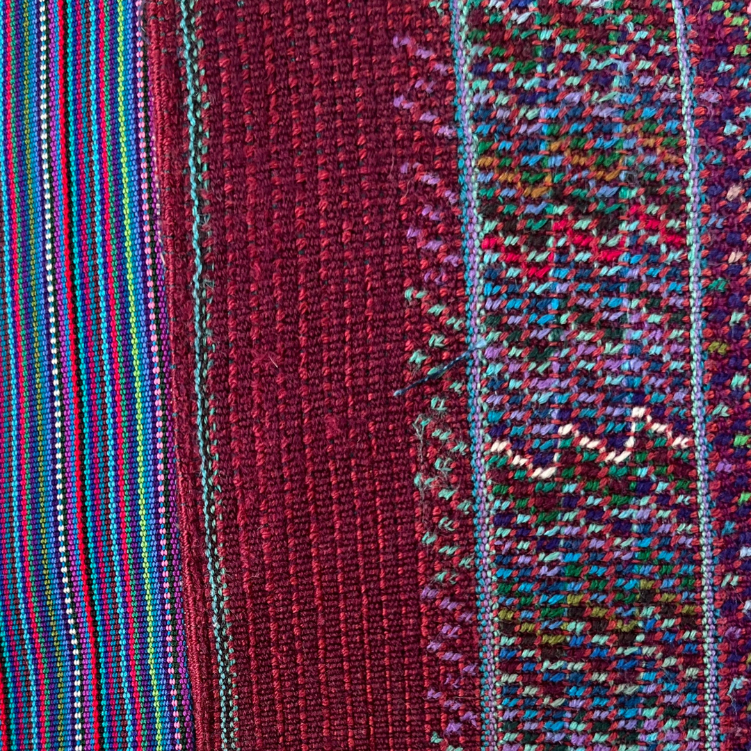 Huipil & Hemp Pillow - Intertwined