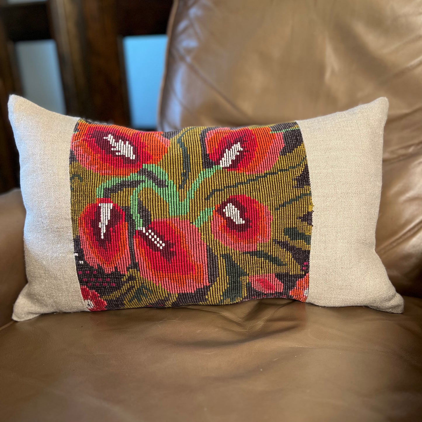 Huipil & Hemp Pilllow - Intertwined