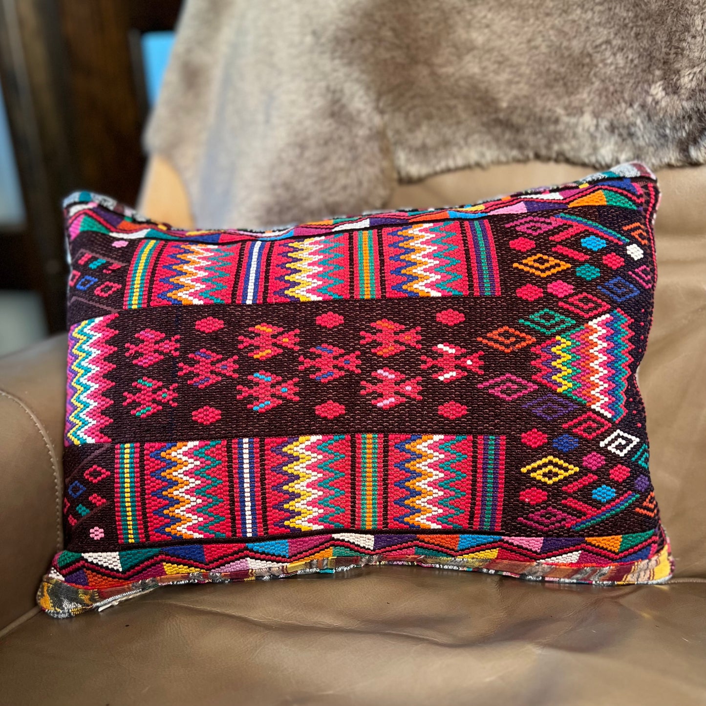 Huipil & Hemp Pilllow - Intertwined: Handmade for Good