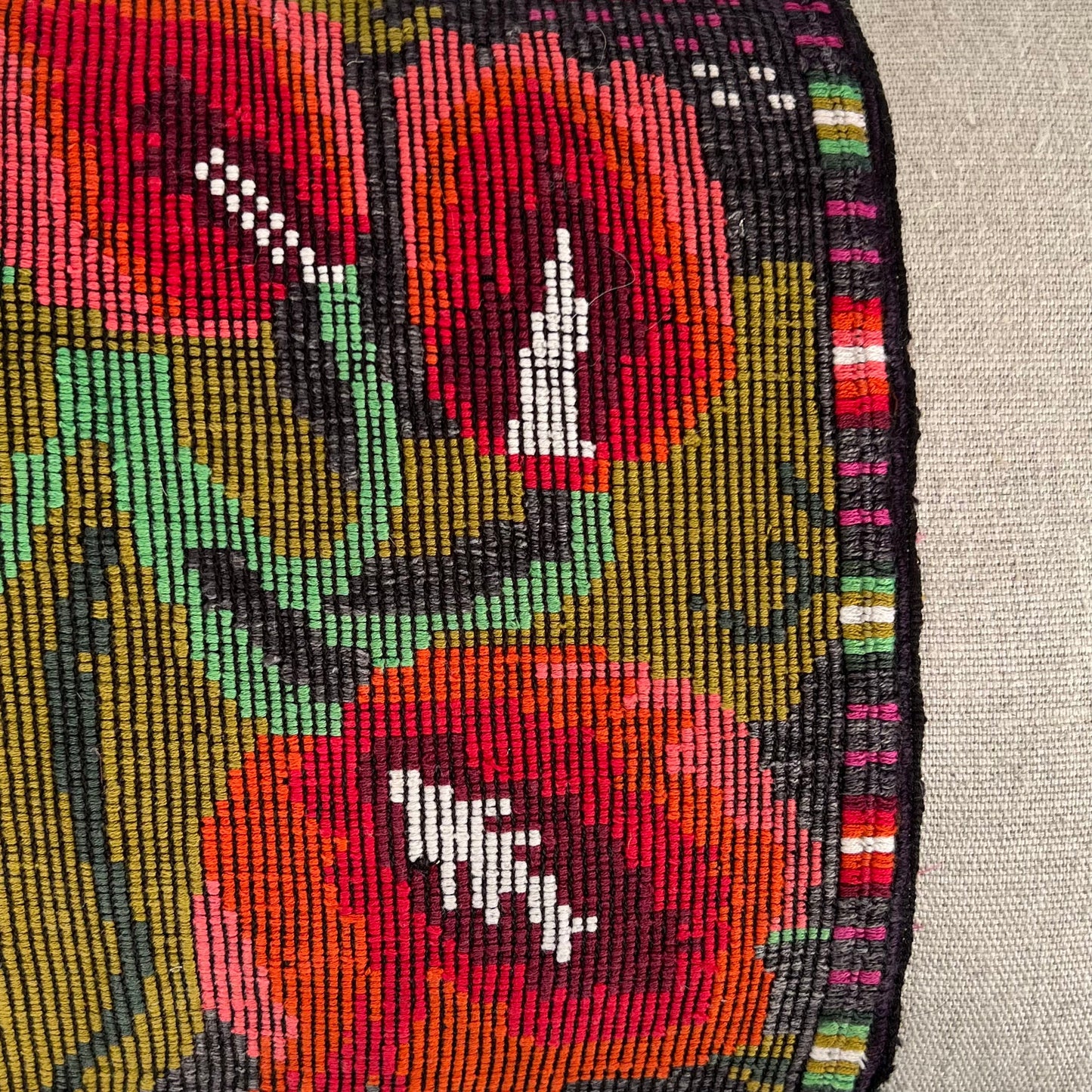Huipil & Hemp Throw Pillow Cover