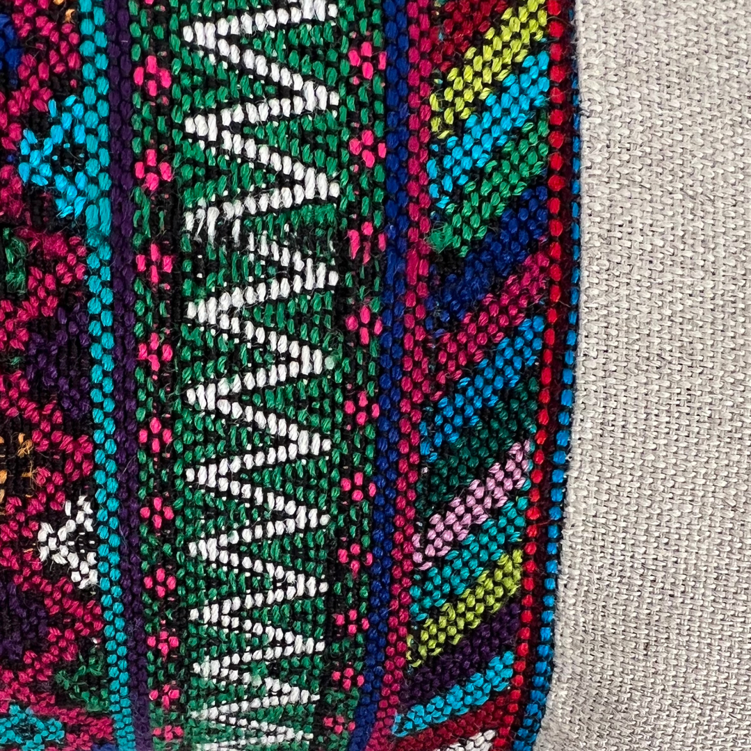 Huipil & Hemp Pillow - Intertwined
