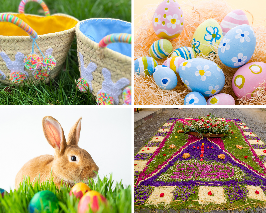 Easter eggs, Easter basket, Easter Bunny