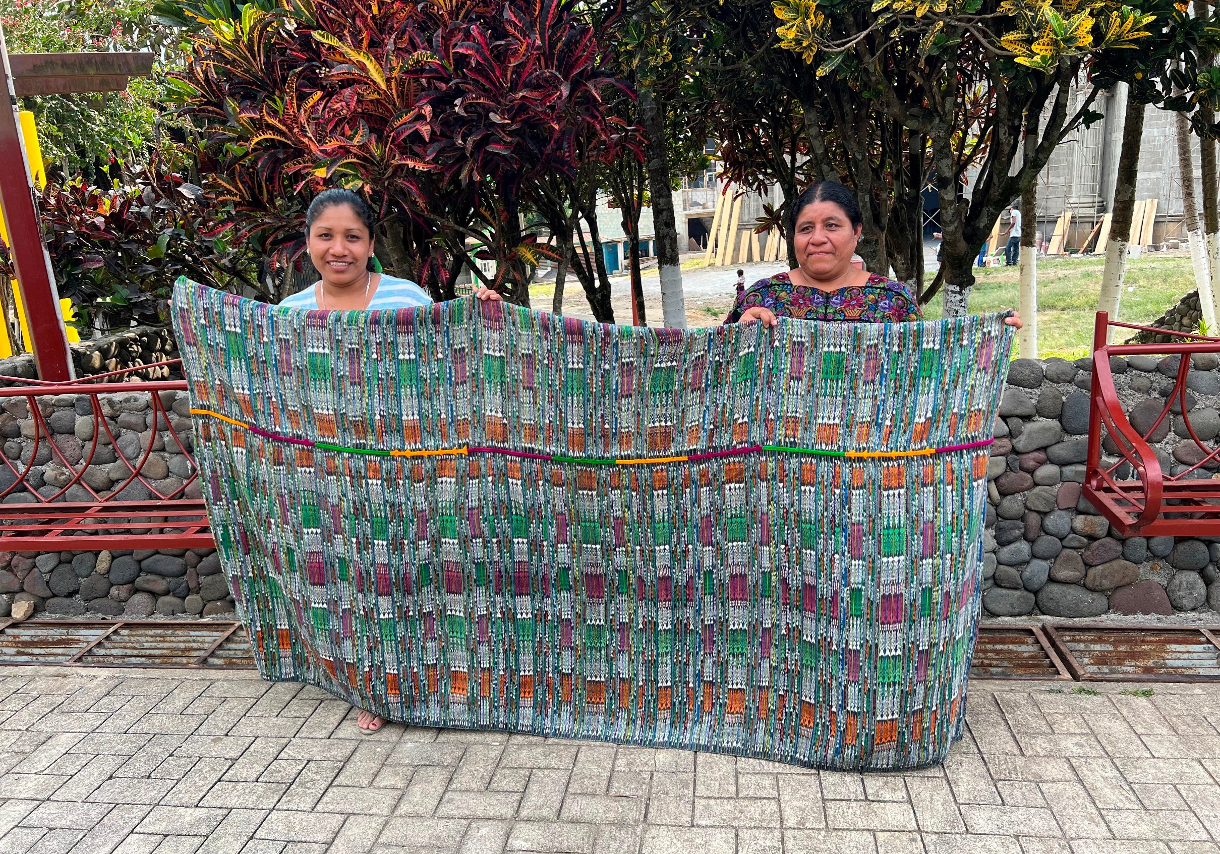 Preserving Tradition and Beauty: Transforming Vintage Guatemalan Skirts into Stunning Blankets