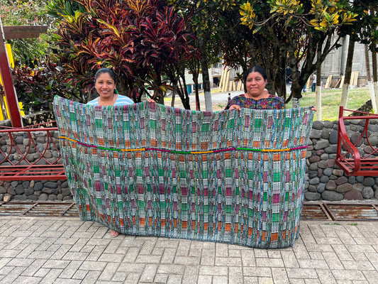 Preserving Tradition and Beauty: Transforming Vintage Guatemalan Skirts into Stunning Blankets