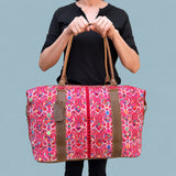 Huipil Mini-Weekender - Handwoven Travel Bag