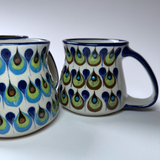 Palopo Jarro Mug (Green Blue White) - 14 oz