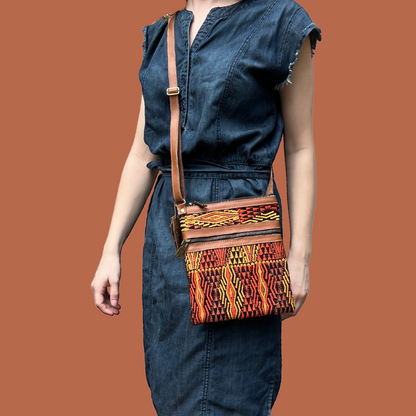 Huipil 2-Pocket Crossbody (Multiple Colors Available)