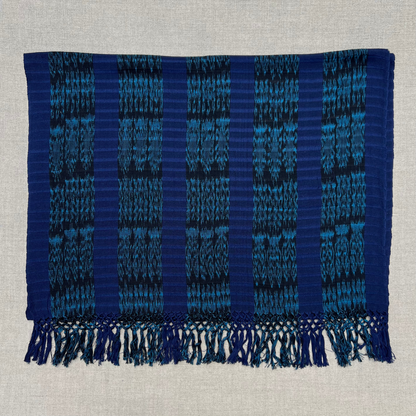 Blue Handwoven Cotton Scarf