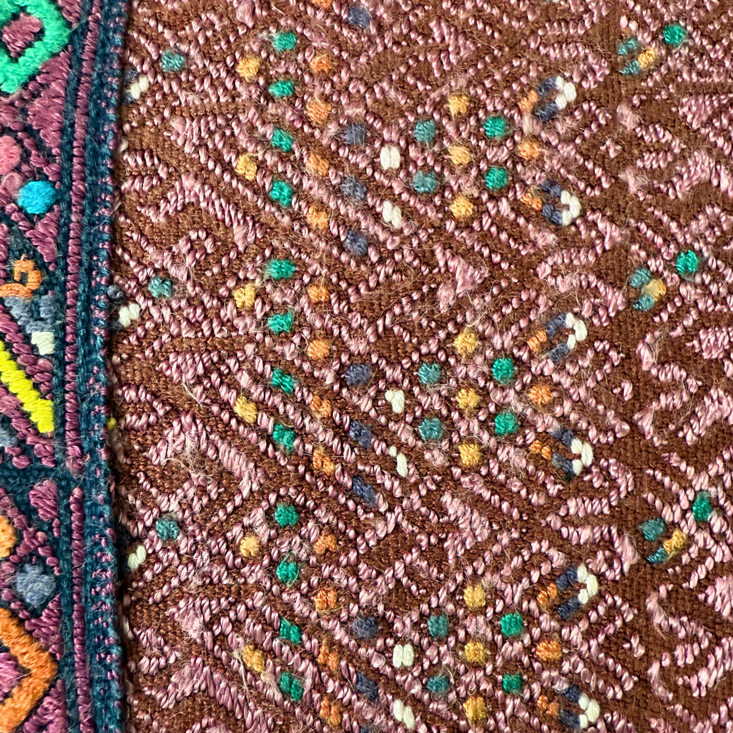 Huipil & Hemp Throw Pillow Cover