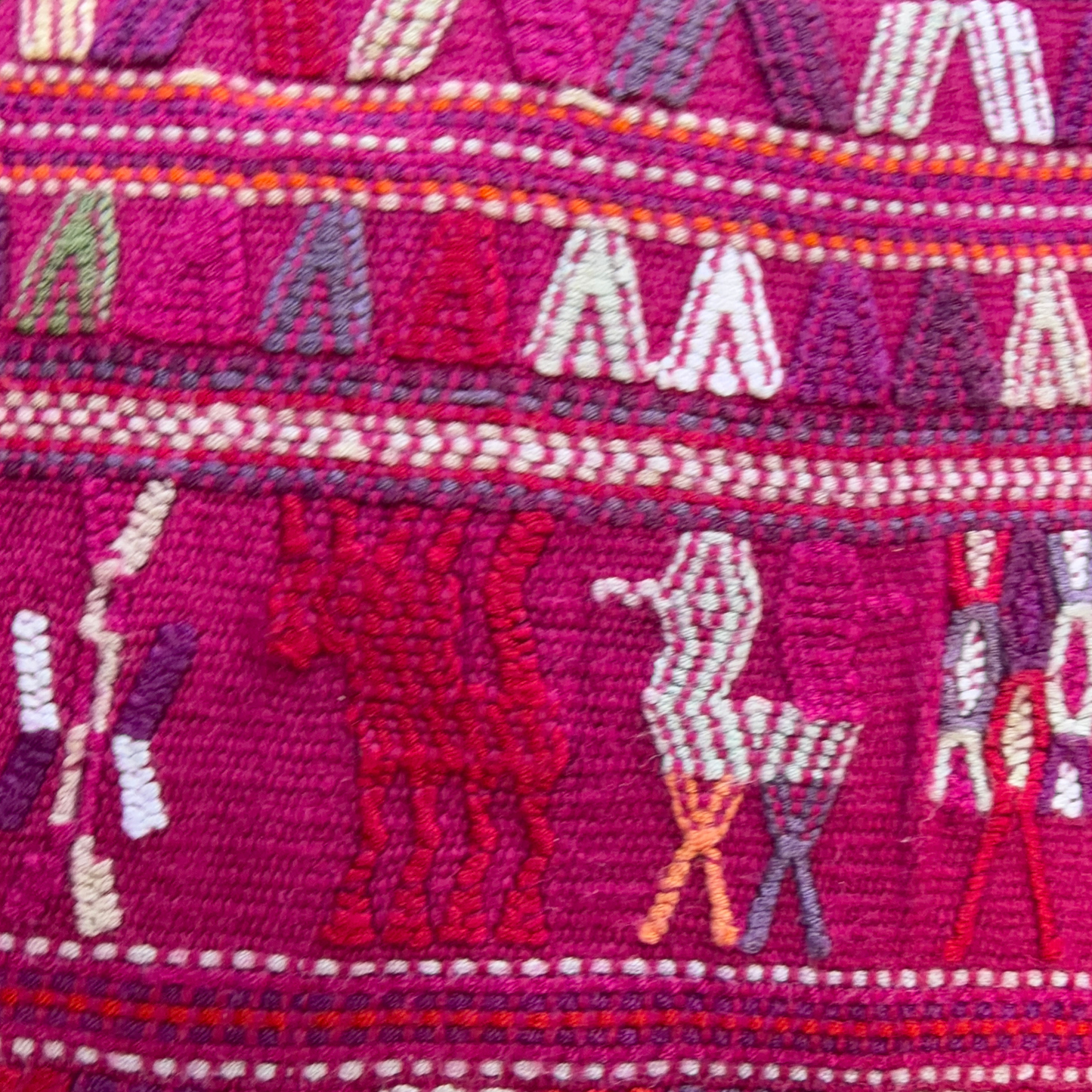 Huipil Mini-Weekender - Handwoven Travel Bag