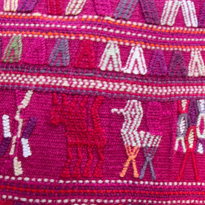 Huipil Mini-Weekender - Handwoven Travel Bag